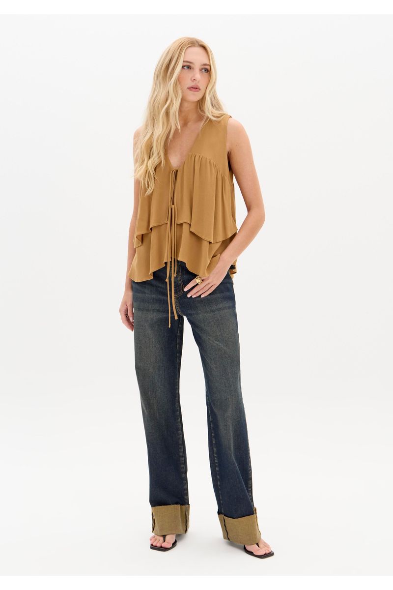Blusa Ampla com Amarração