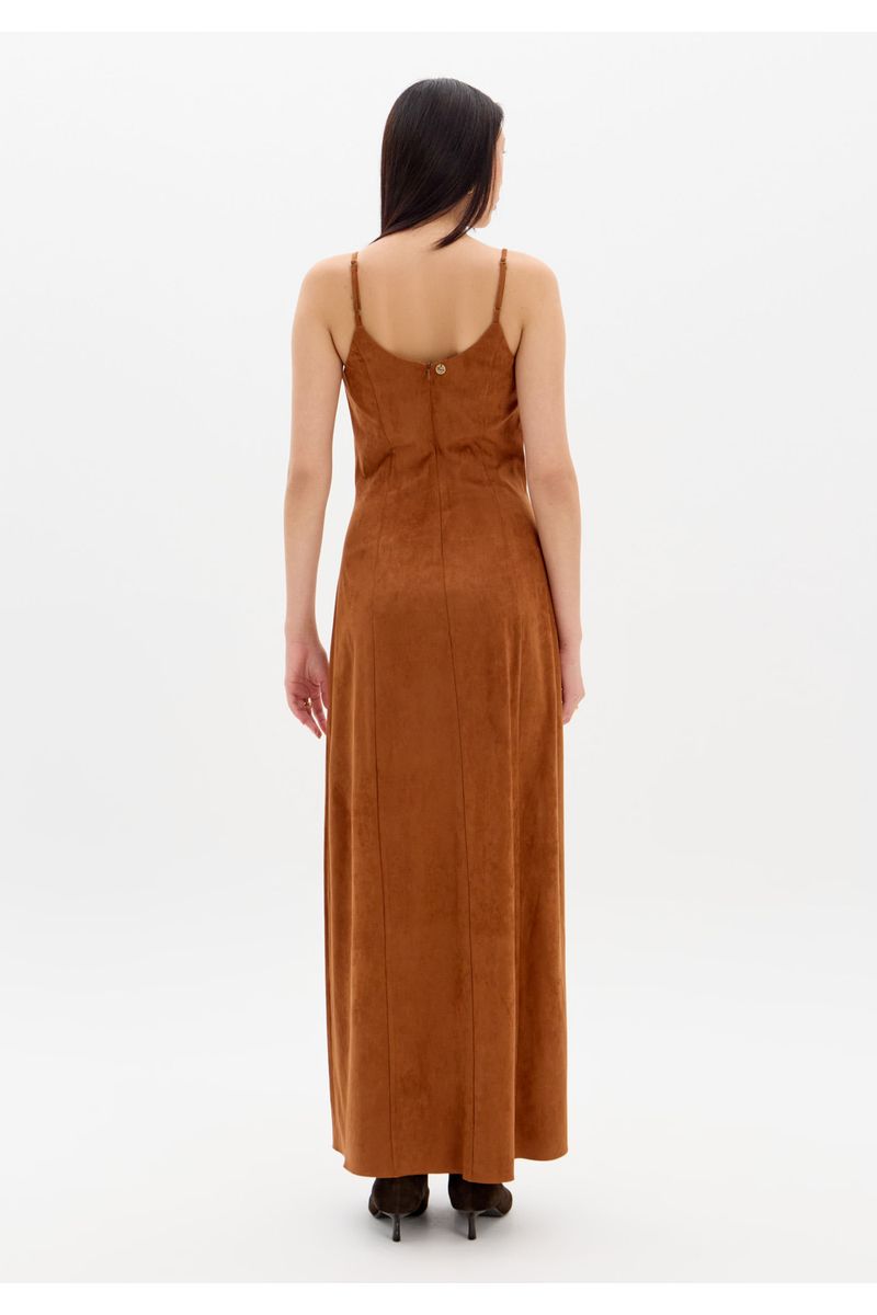 Vestido Super Midi De Alça