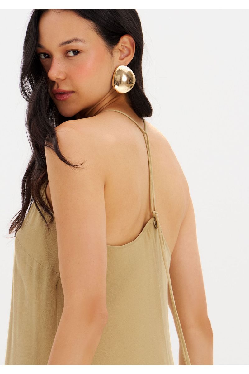 Vestido Super Midi De Alças