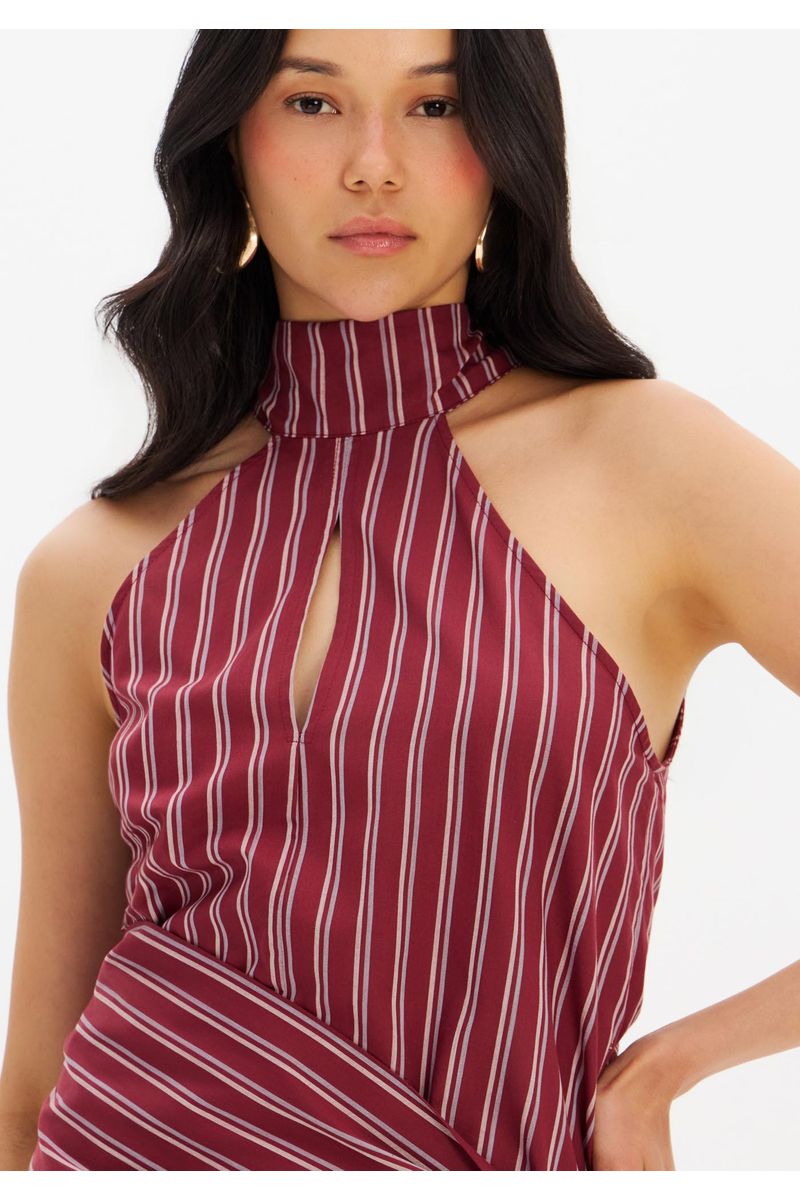 Blusa Gola Alta Com Amarração