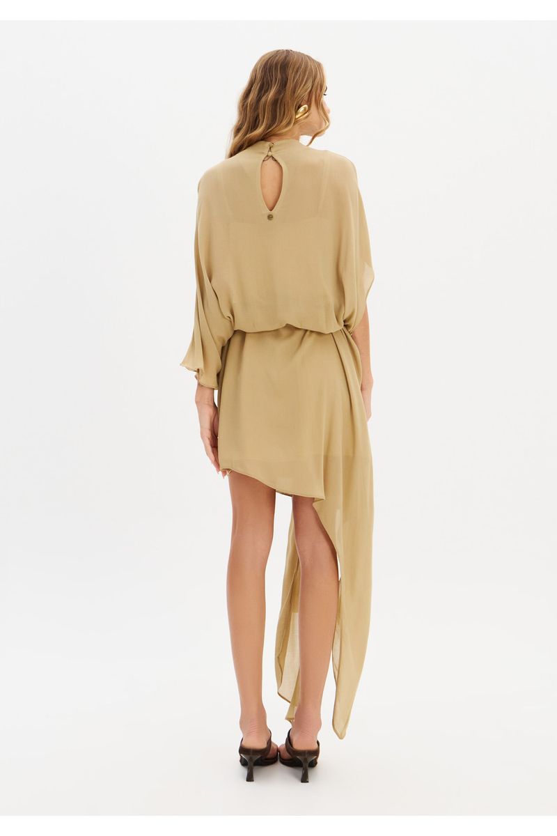Vestido Curto Assimétrico