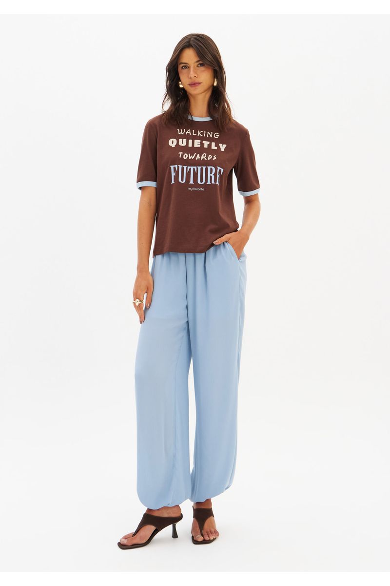 T-Shirt Regular Com Estampa