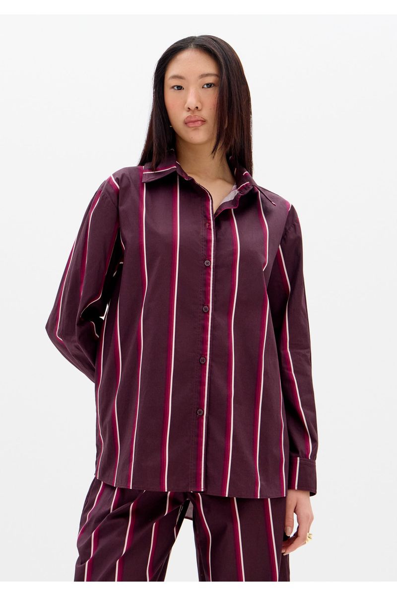 Camisa Oversized Manga Longa Listrada