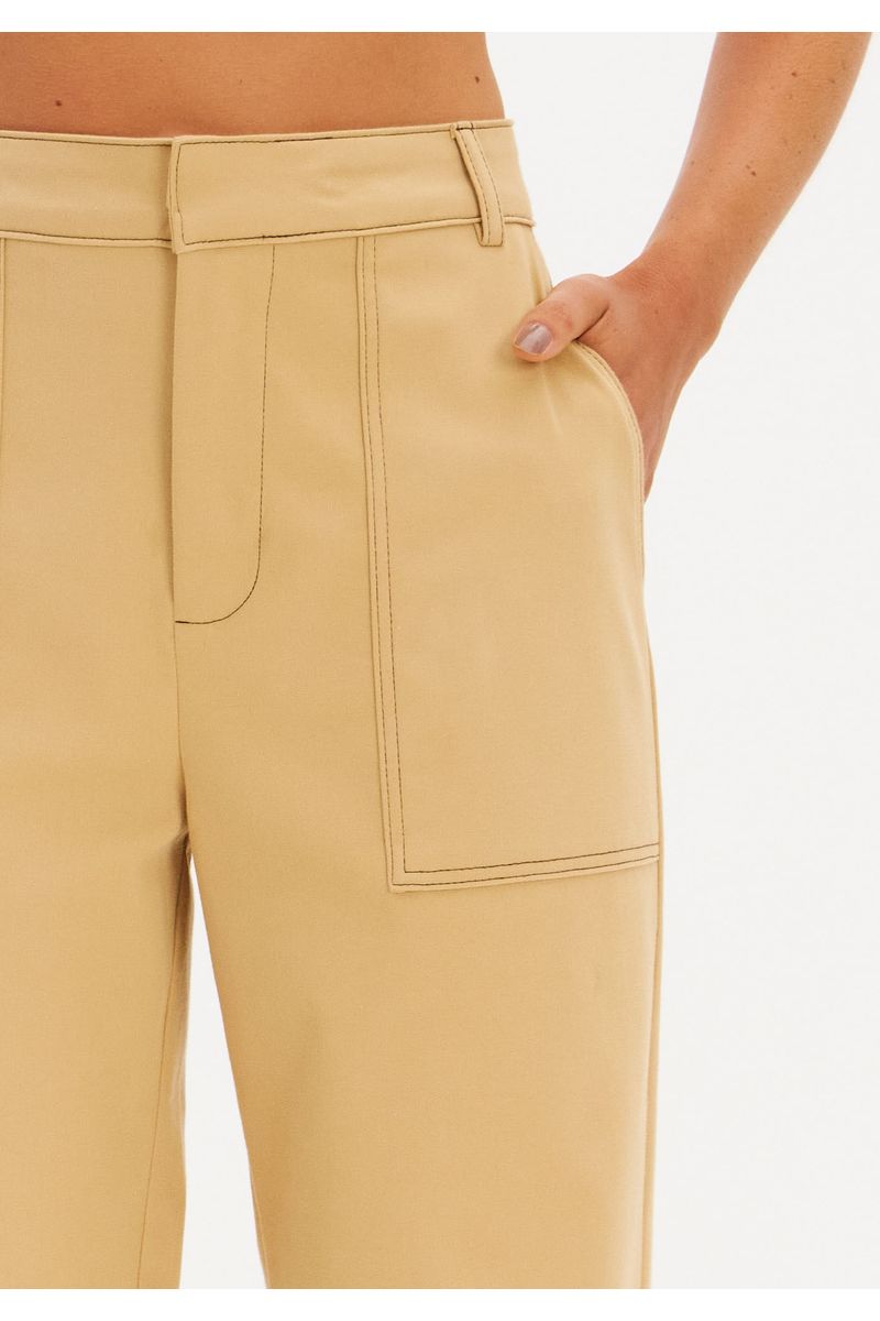 Calça Reta Utilitária