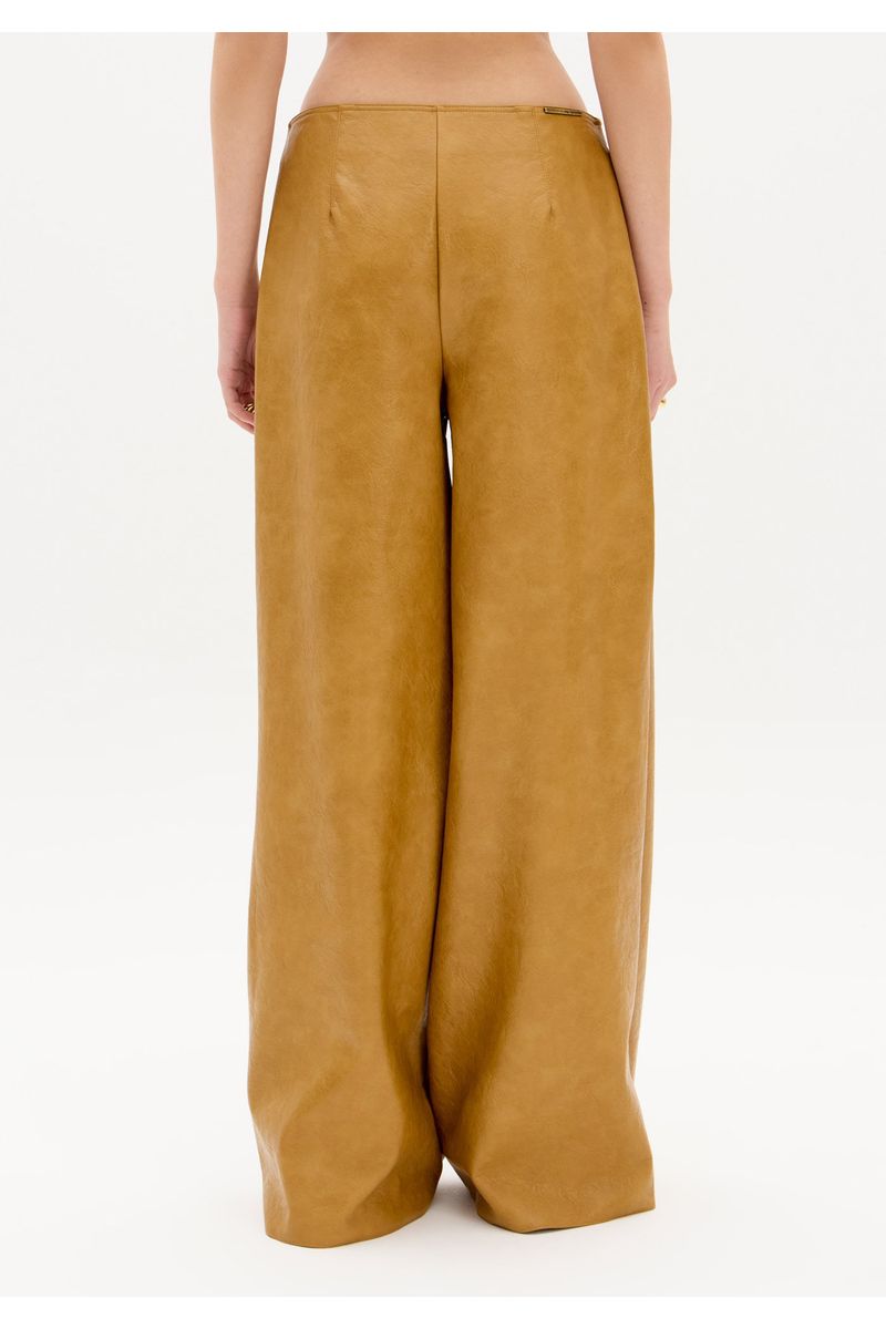 Calça Palazzo Cintura Média