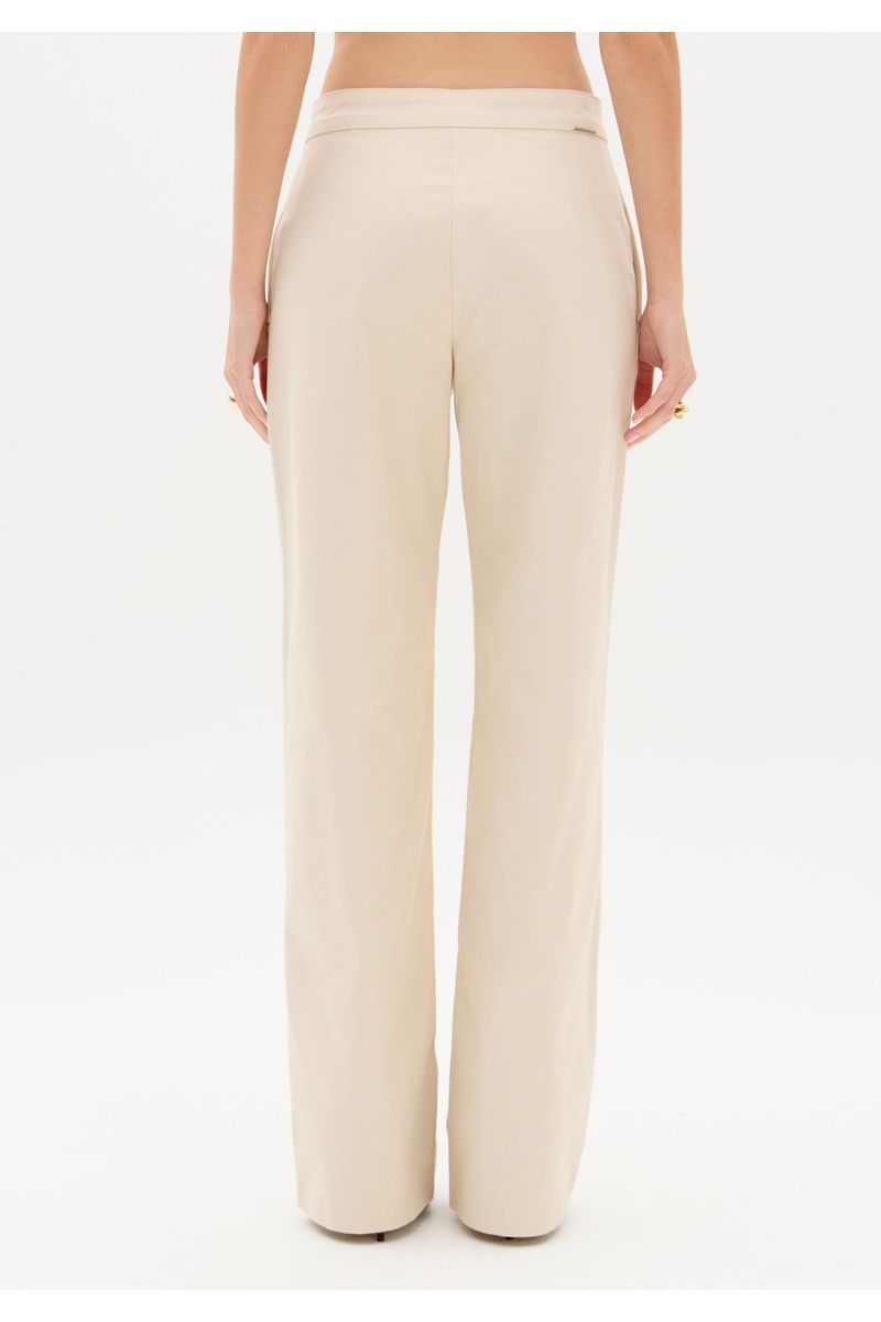 Calça Full Length Cintura Média