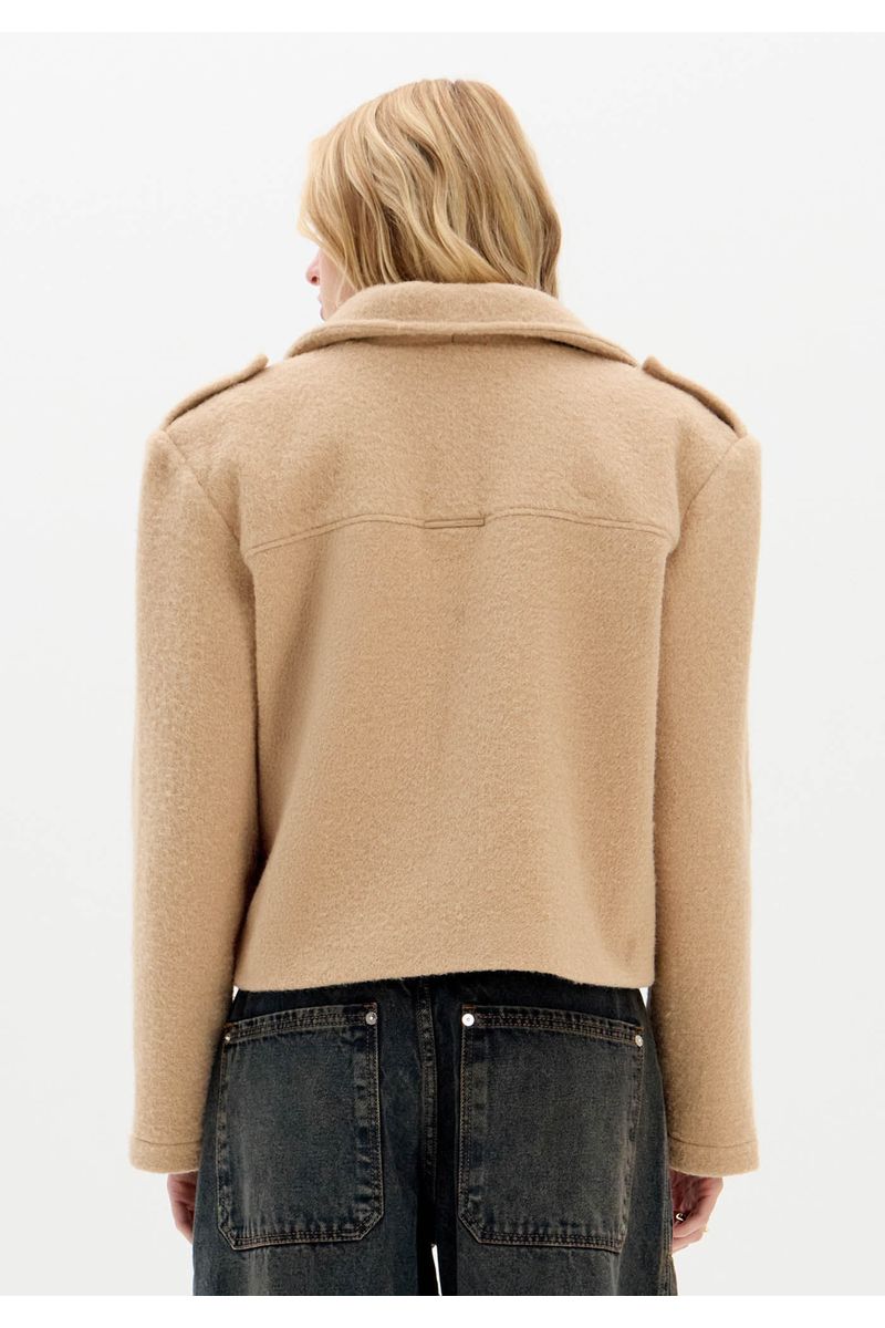 Casaco Cropped Oversized