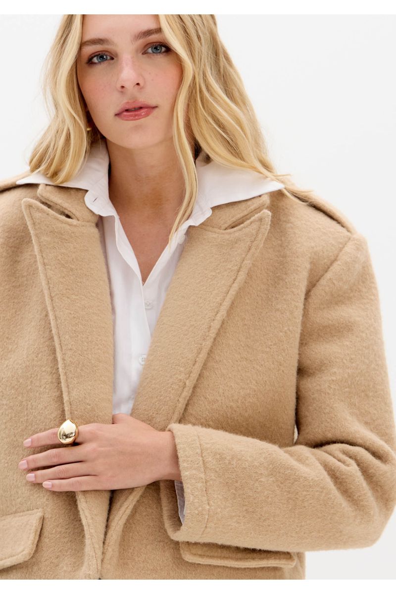 Casaco Cropped Oversized
