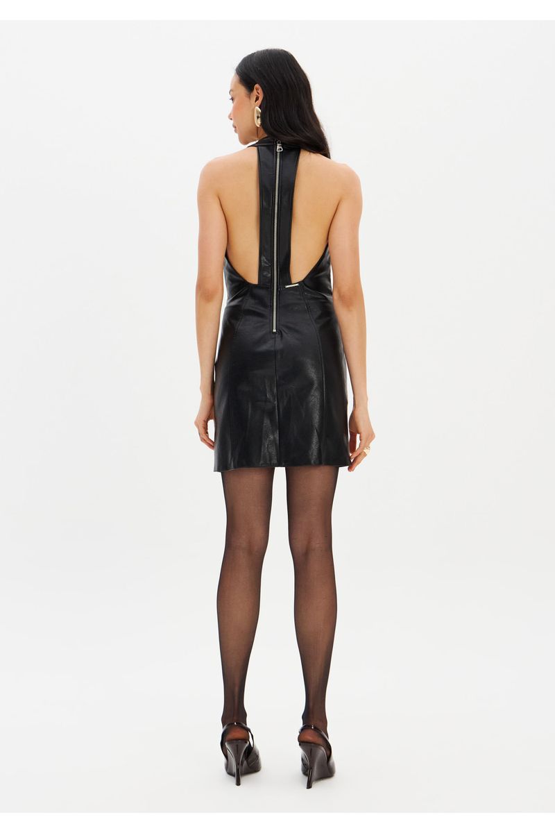 Vestido Curto Estampado Cava Anatômica