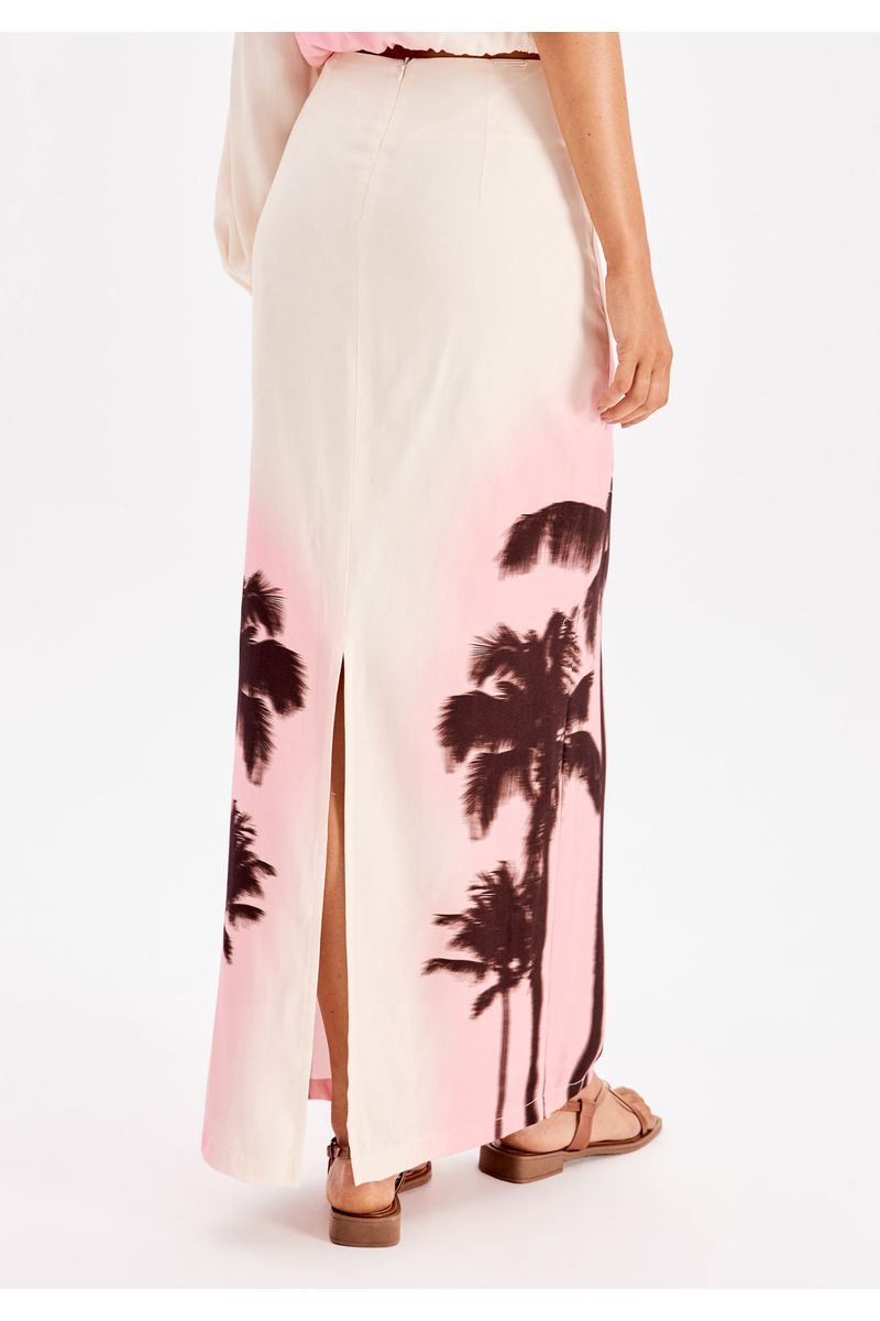 Saia Super Midi Estampada