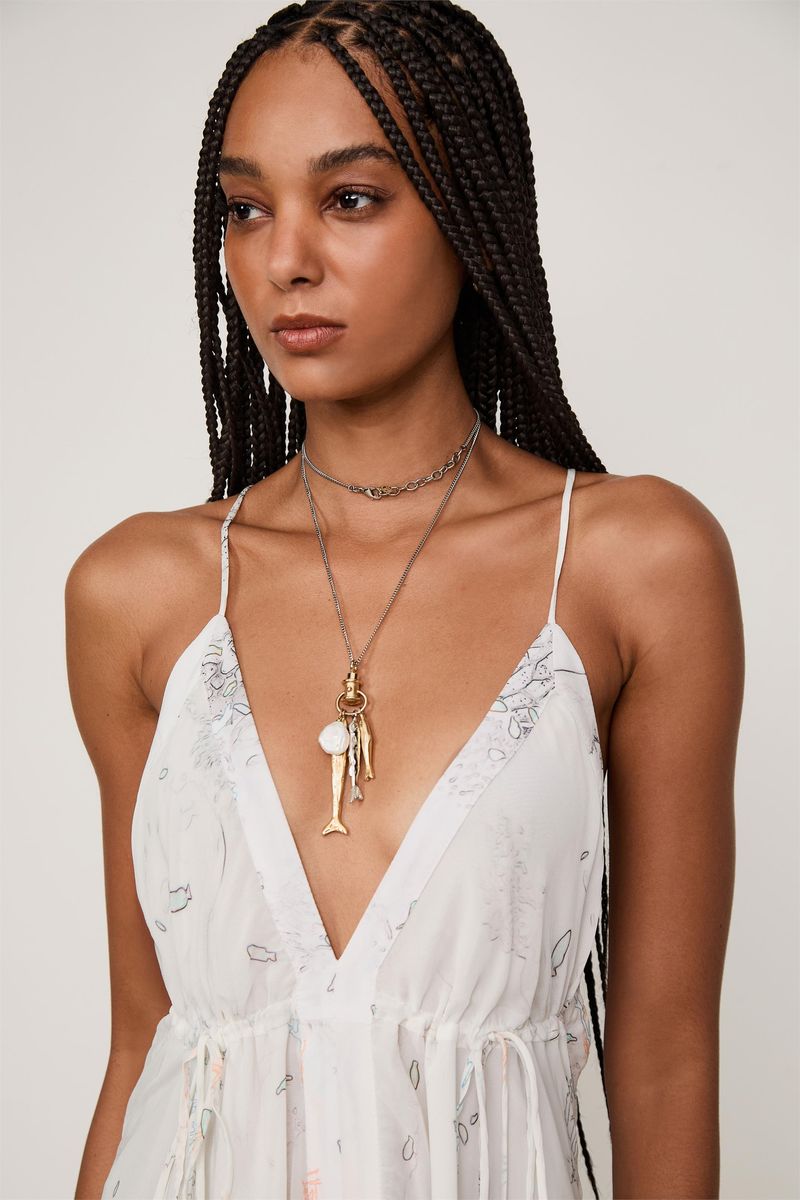 Vestido Barrado Noronha