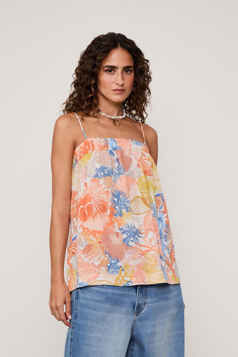 Tunica Pala Franzida Prints