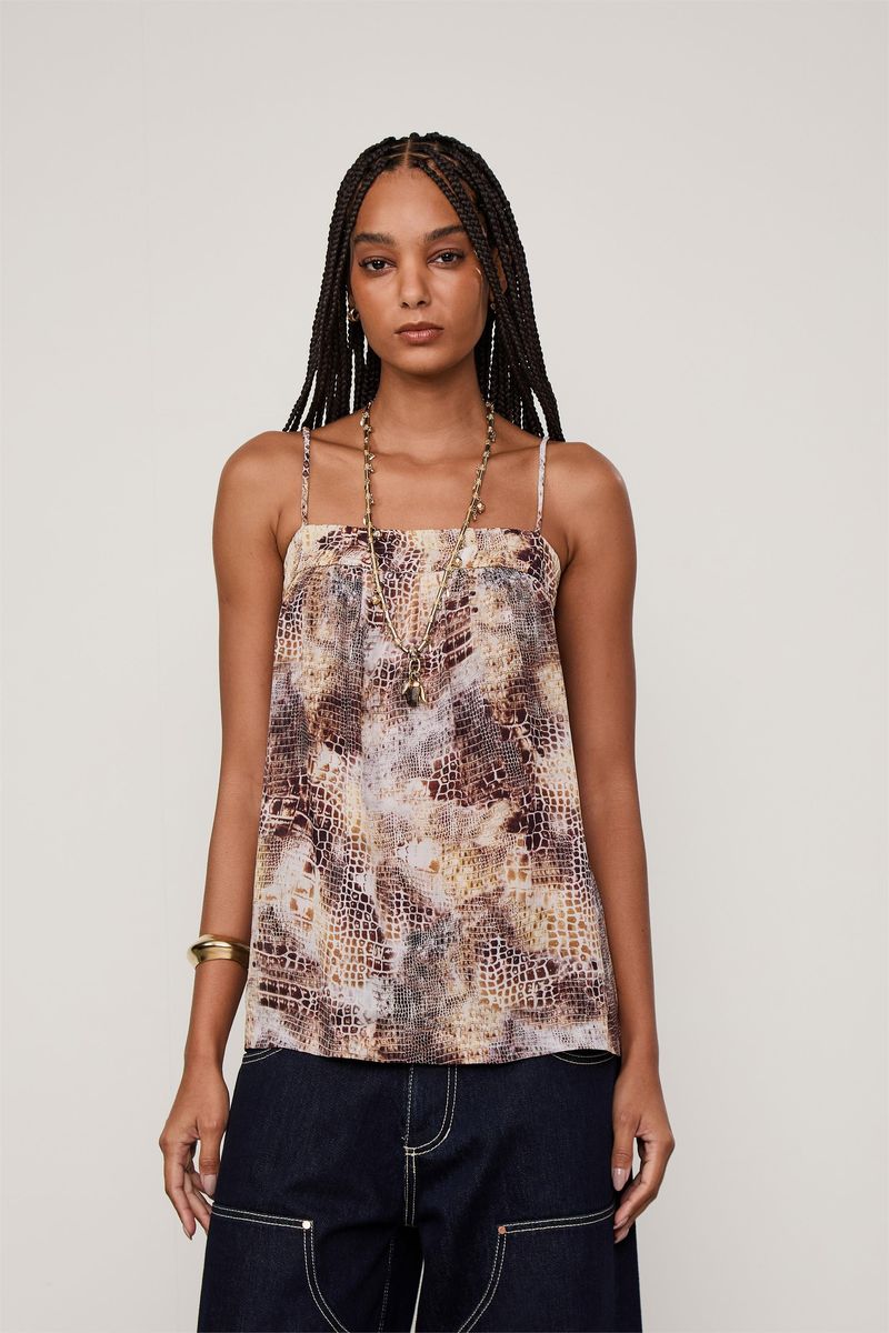Tunica Pala Franzida Prints