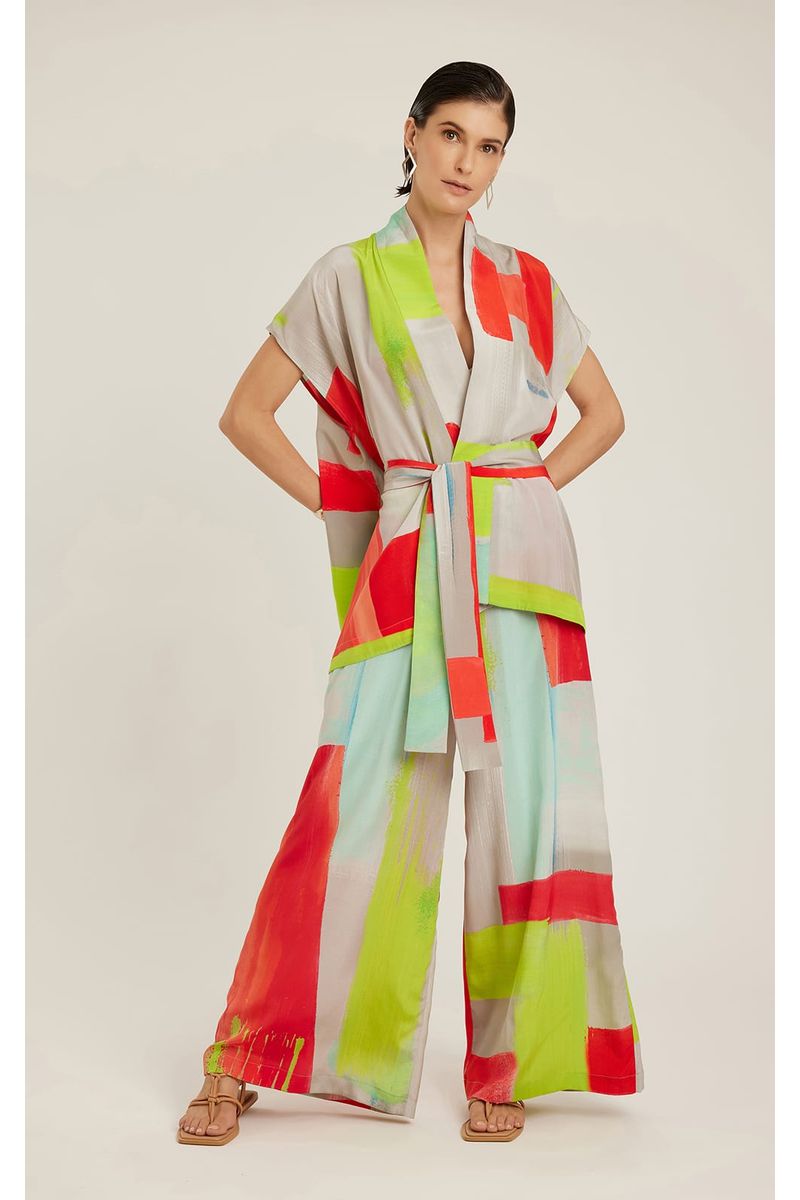 Kimono Pala Costas Seda Canvas