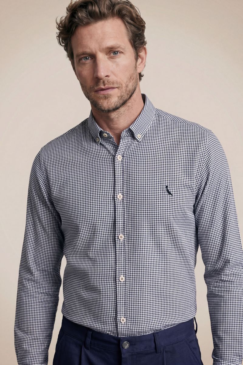 Camisa Ml Linho Vichy