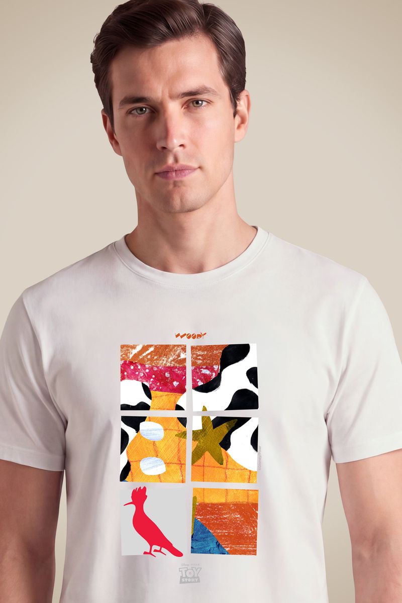 Camiseta Est Square Woody Toy Story