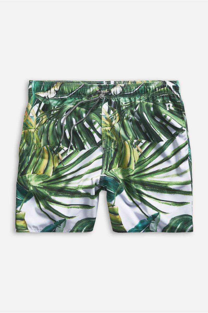 Short Praia Estamp Green Forest Respiro
