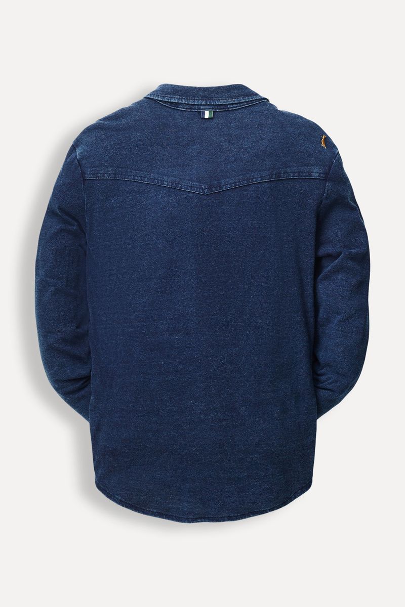 Camisa Mini Western Indigo Lavado