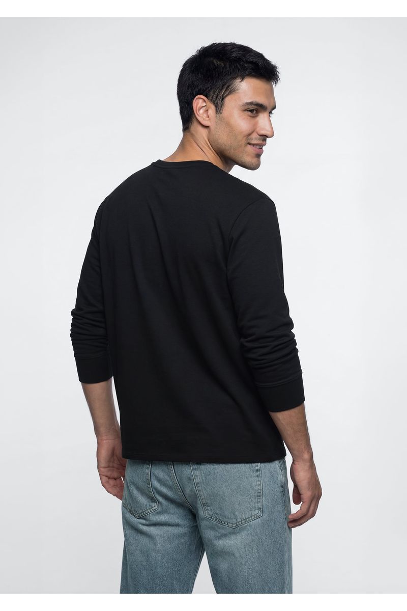 Camiseta Masculina Manga Longa Super Cotton Pima