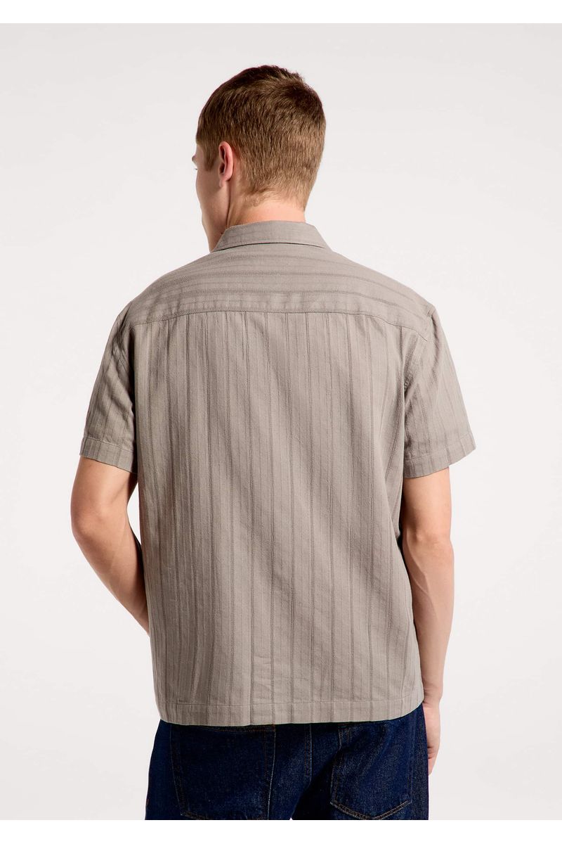 Camisa Masculina Fio Tinto Listrada