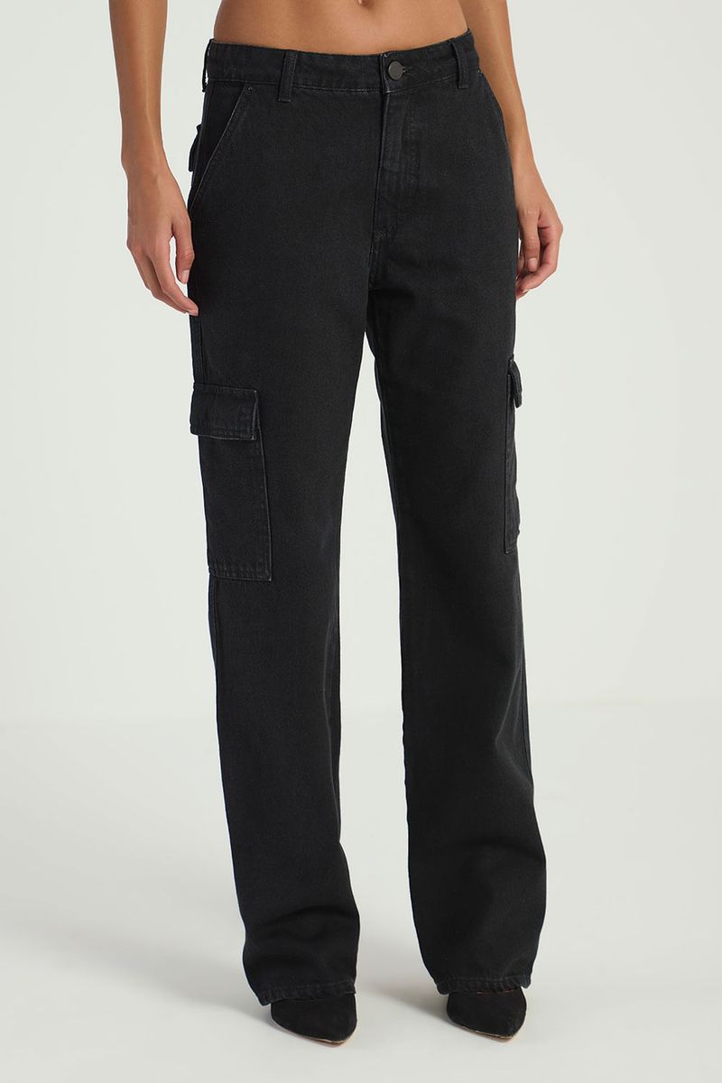 CALÇA CARGO - BLACK JEANS