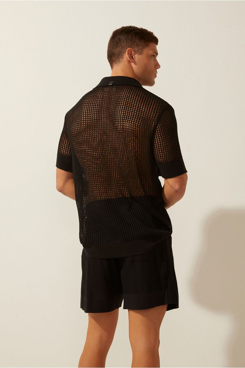 Bermuda Casual Tricot Anoitecer