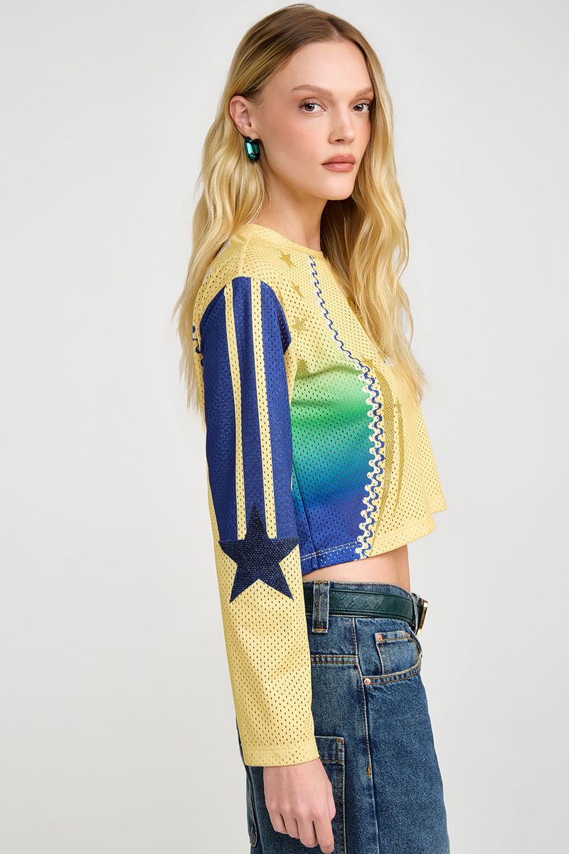 T-Shirt Ml Jersey Brasil