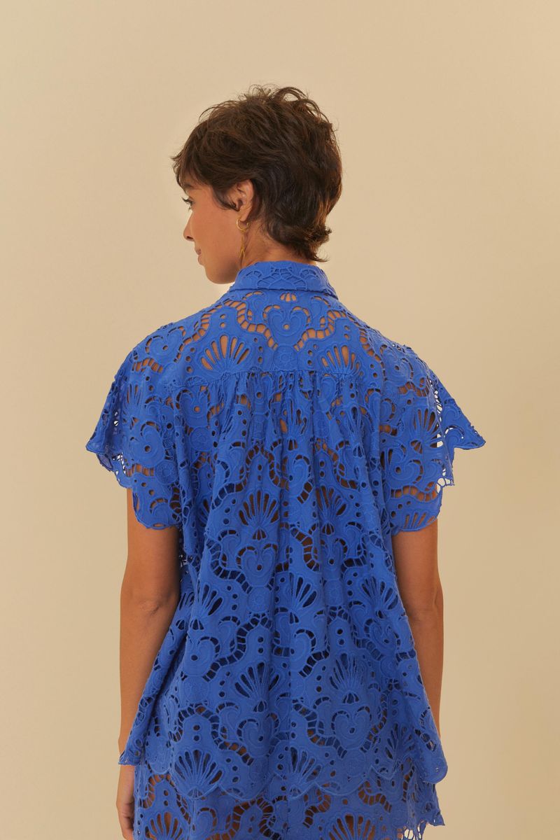 Camisa Artesanal Laise Concha