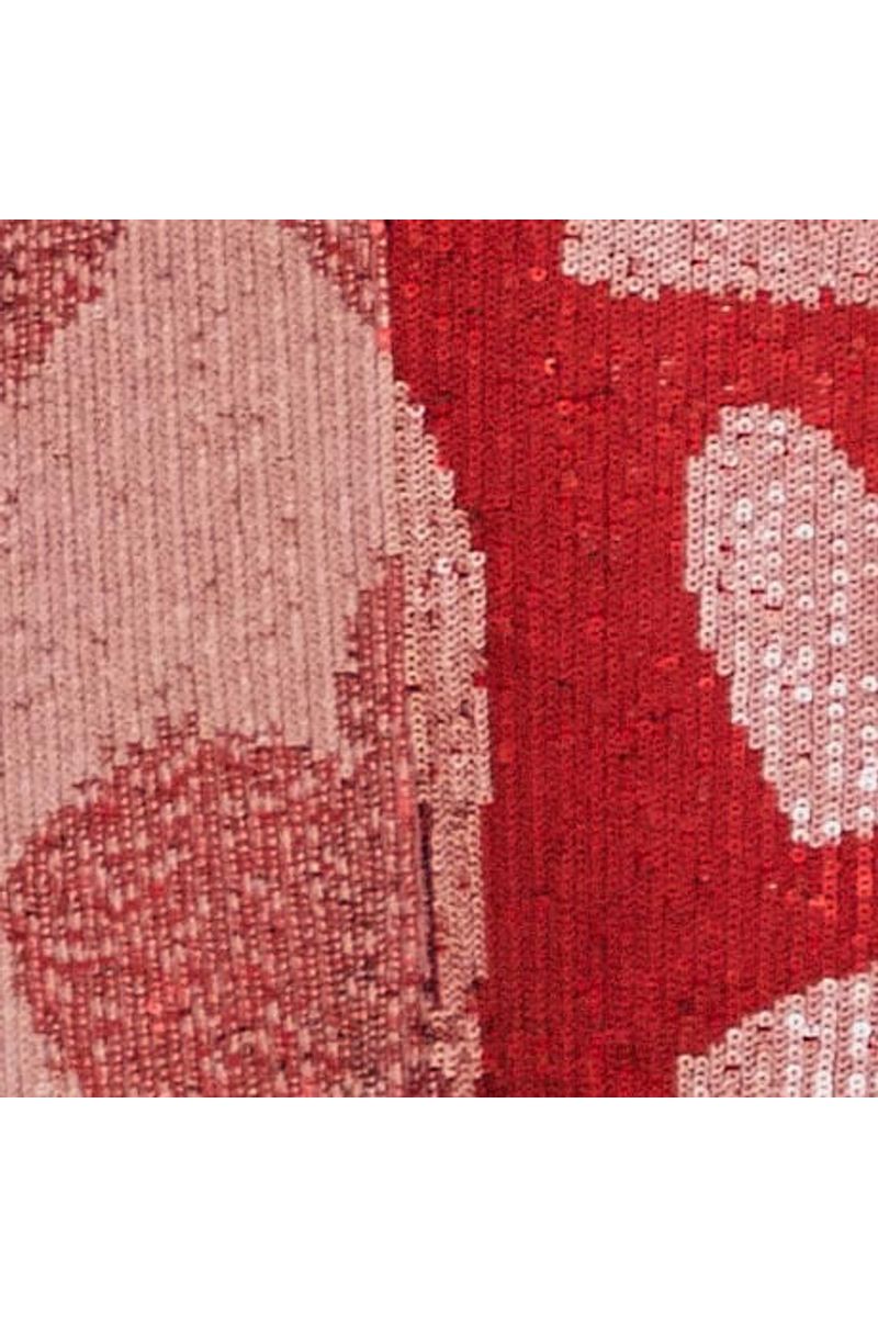 Vestido Paetê Corações