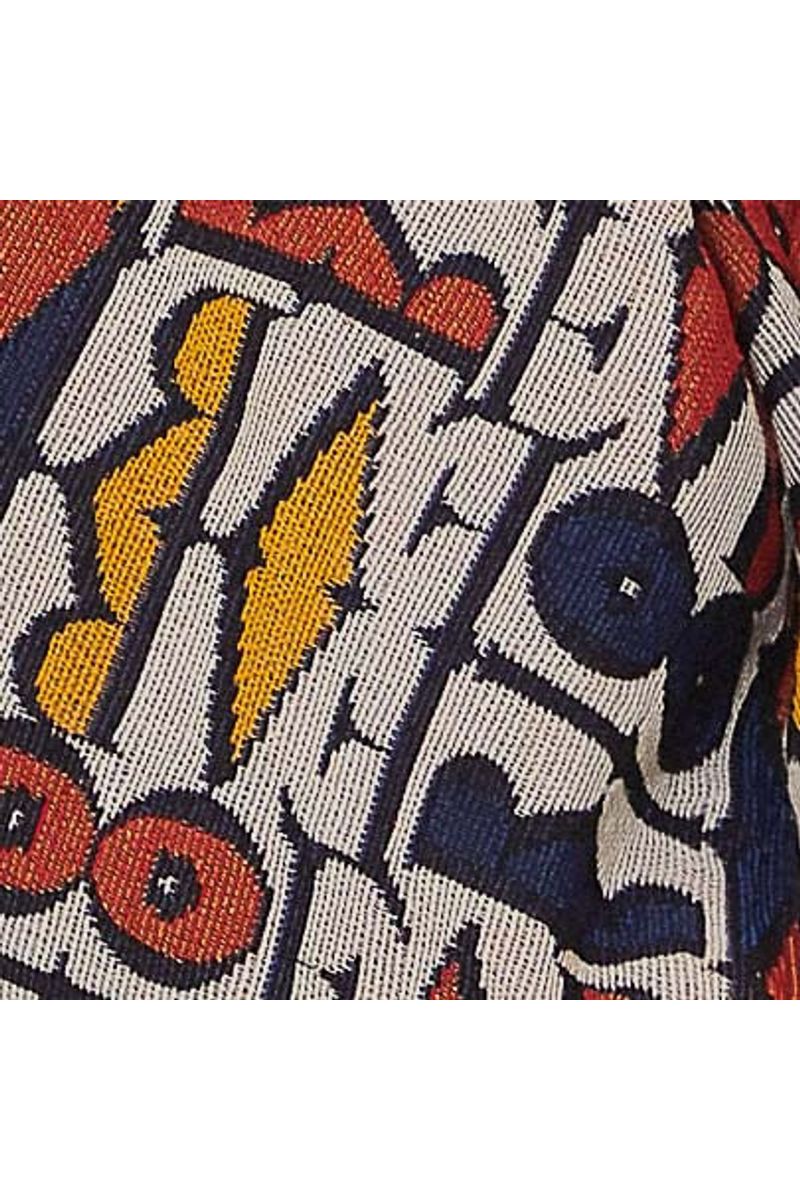 Bolsa Jacquard Estampada Farmrio