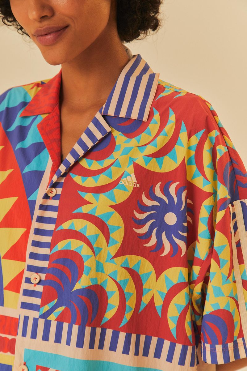 Camisa Adidas Solar Kaleidoscope Azul