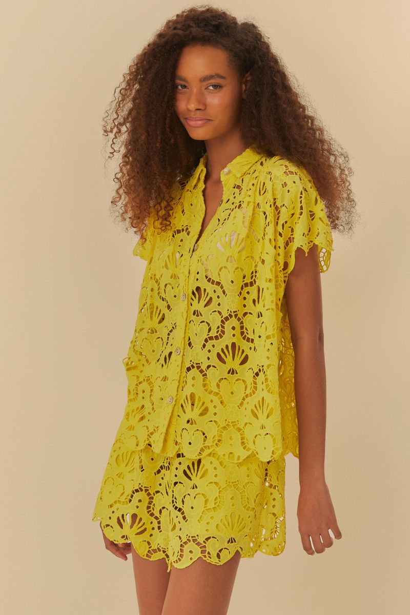 Short Artesanal Laise Concha