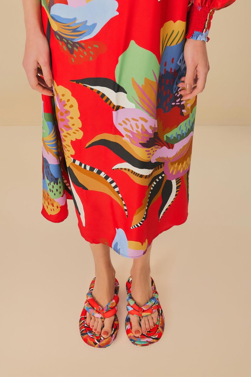 Chinelo Katita Lycra Estampada