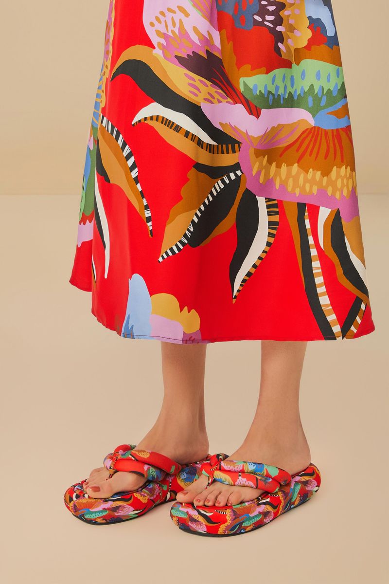 Chinelo Katita Lycra Estampada