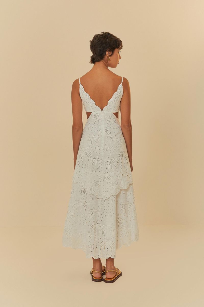 Vestido Longo Camadas Laise