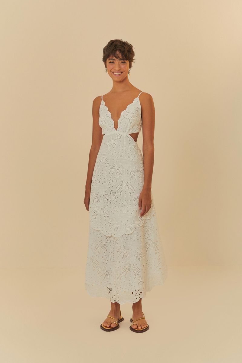 Vestido Longo Camadas Laise