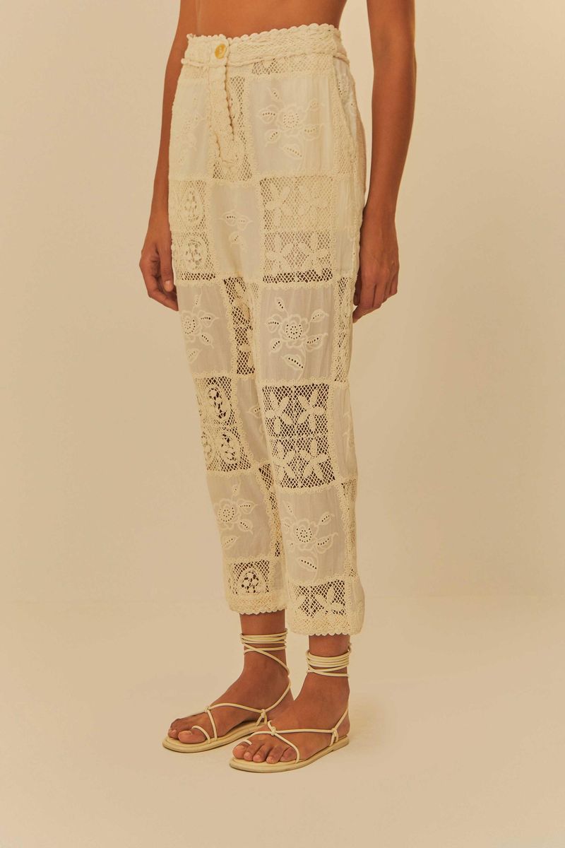 Calça Artesanal Renda