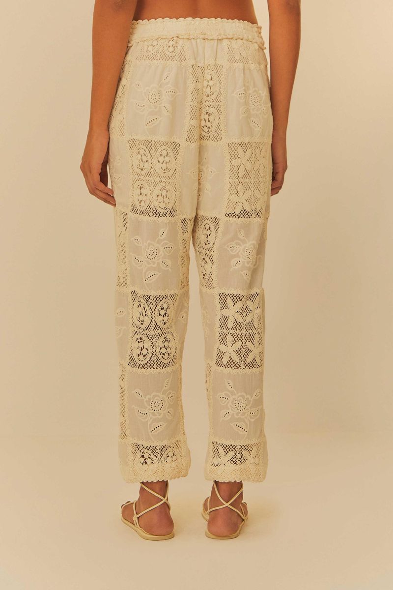 Calça Artesanal Renda