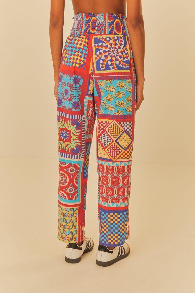 Calça Adidas Solar Kaleidoscope Azul