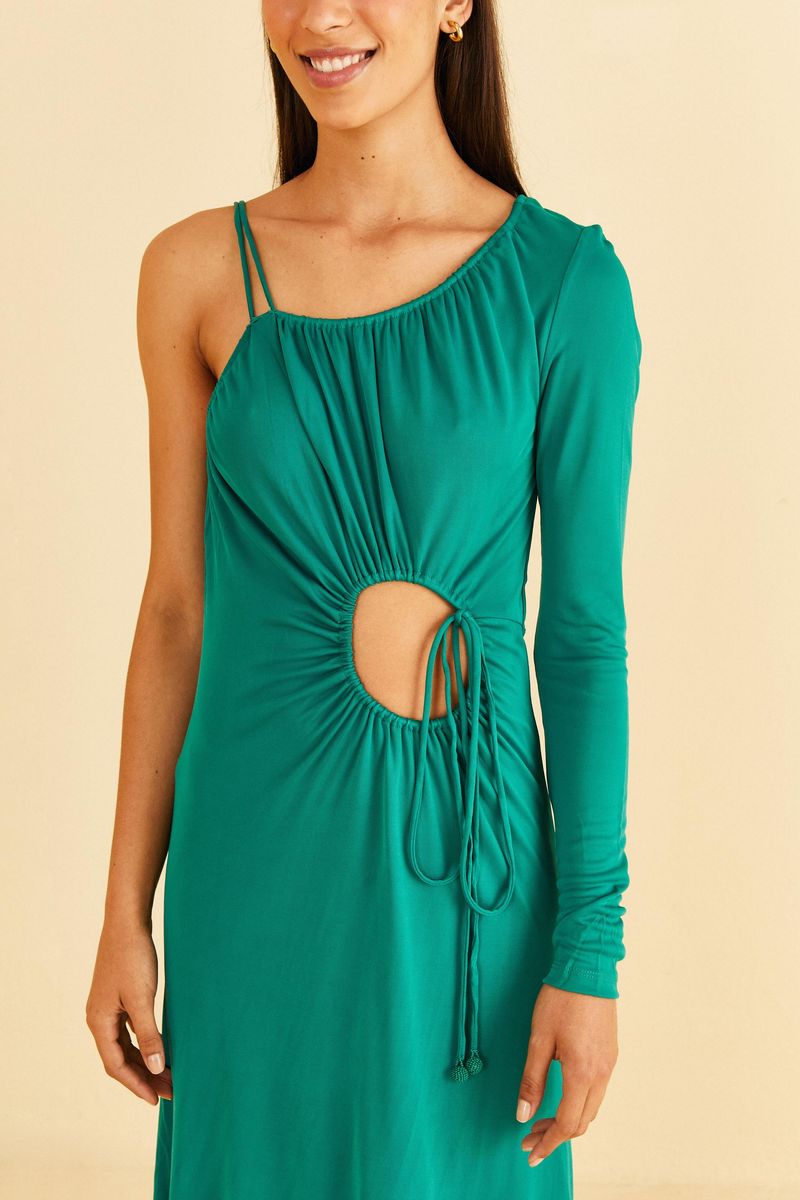 Vestido Cropped Ombro Só