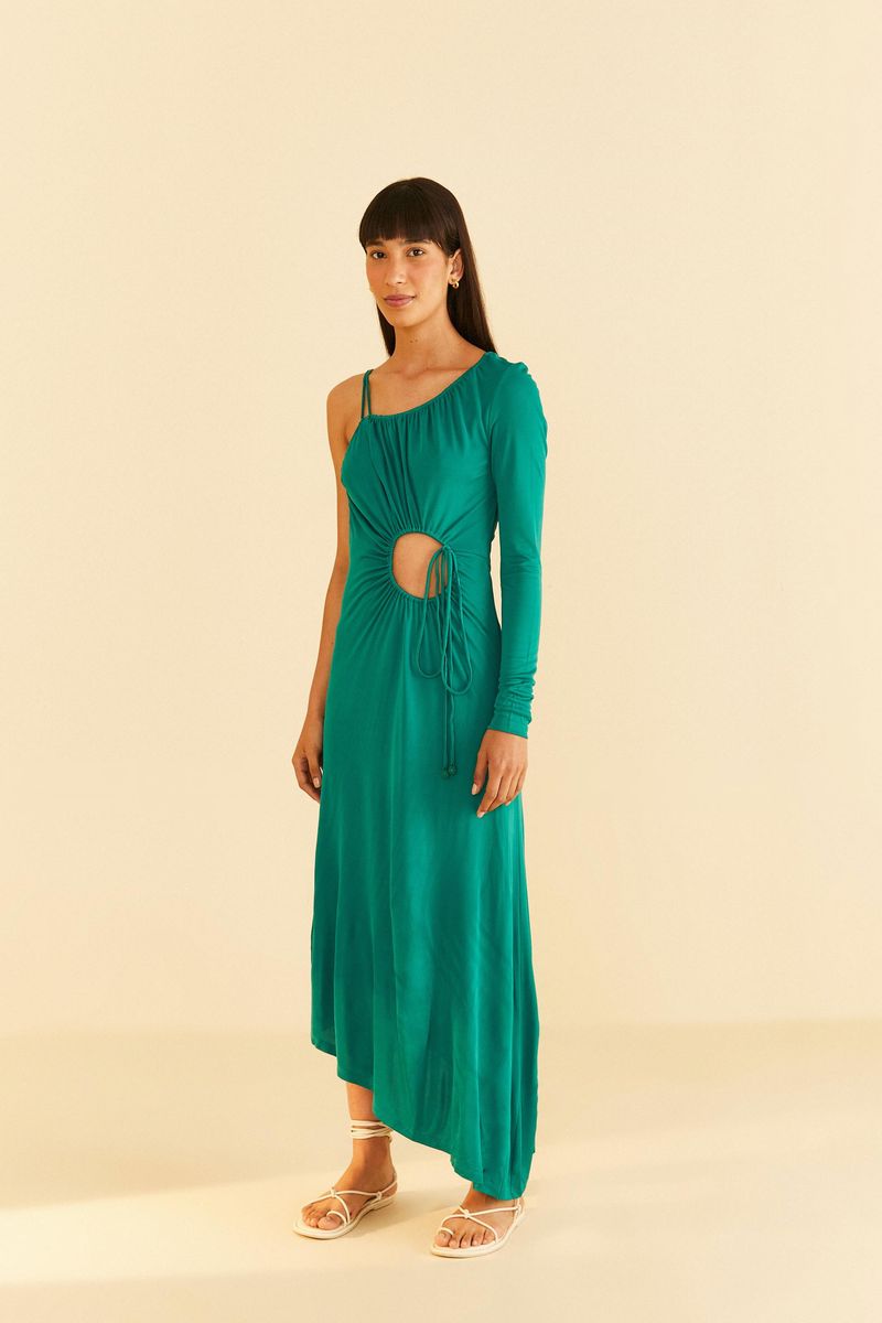 Vestido Cropped Ombro Só