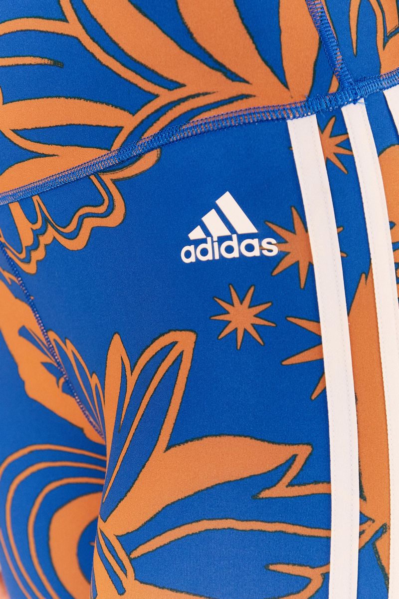 Legging Adidas Estampada Boho Flower Royal