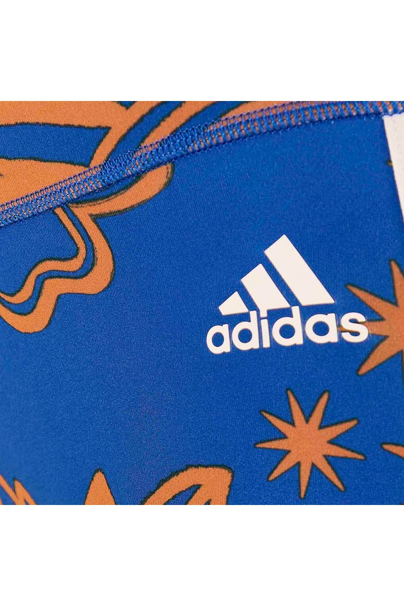 Legging Adidas Estampada Boho Flower Royal