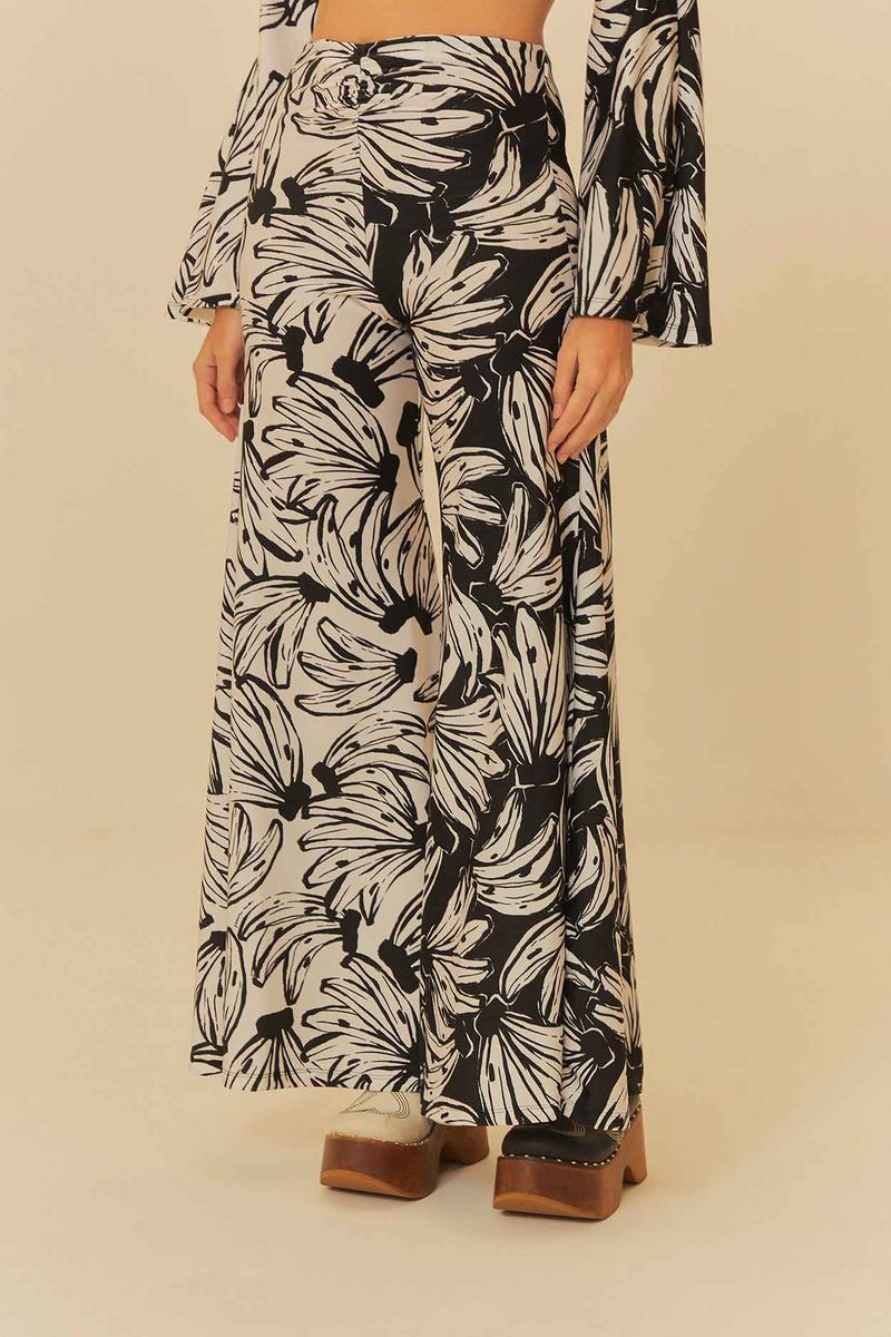 Calça Estampada Nesgas Banana