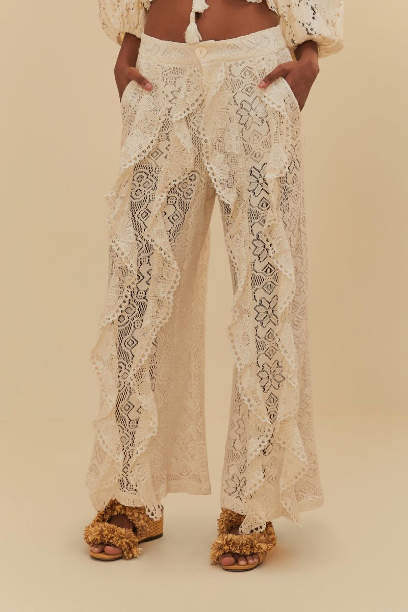 Calça Renda Floral Valentina