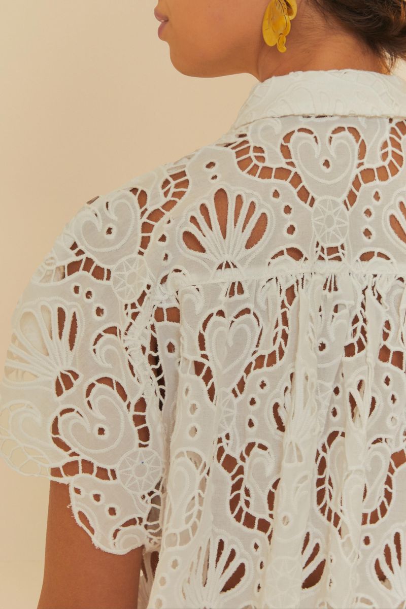 Camisa Artesanal Laise Concha