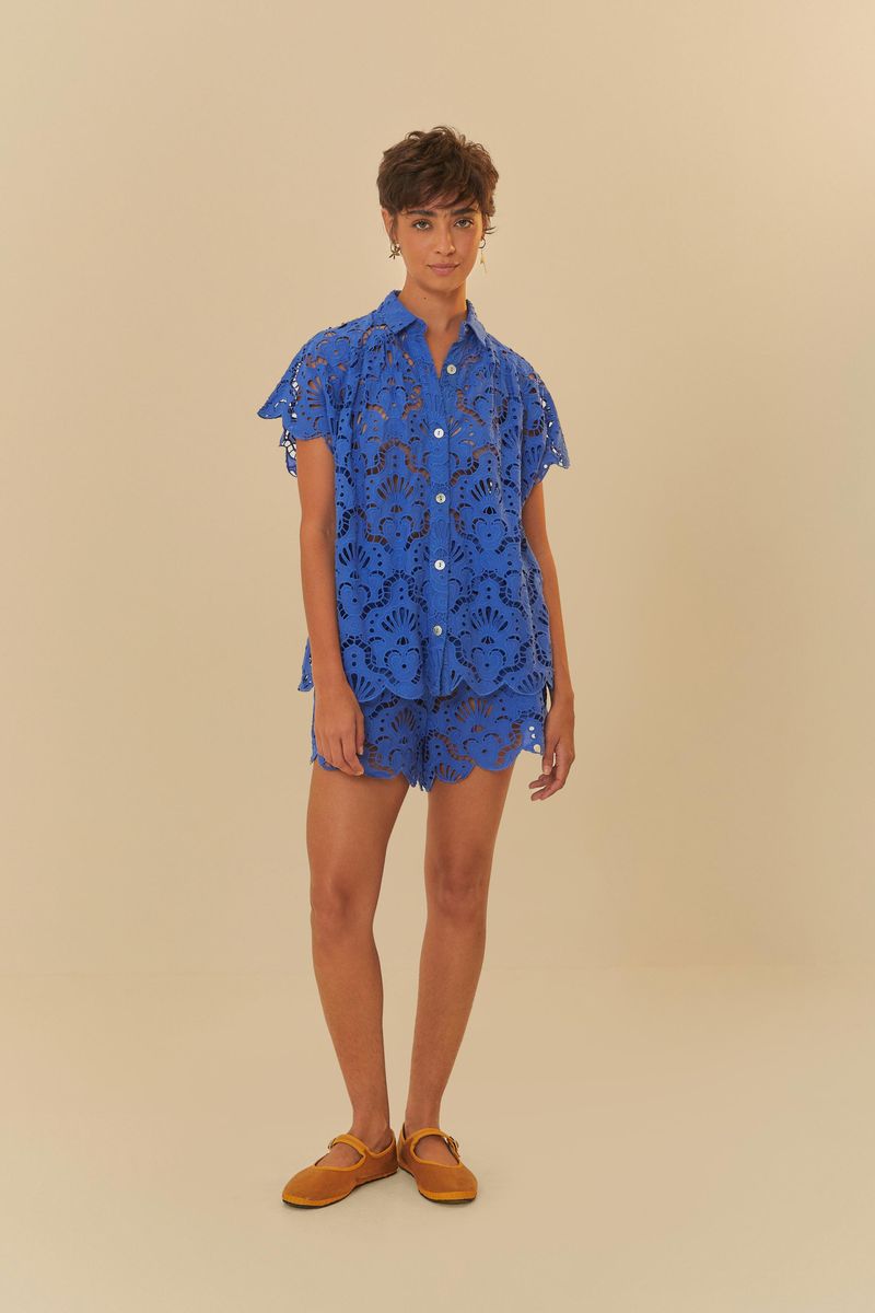 Short Artesanal Laise Concha