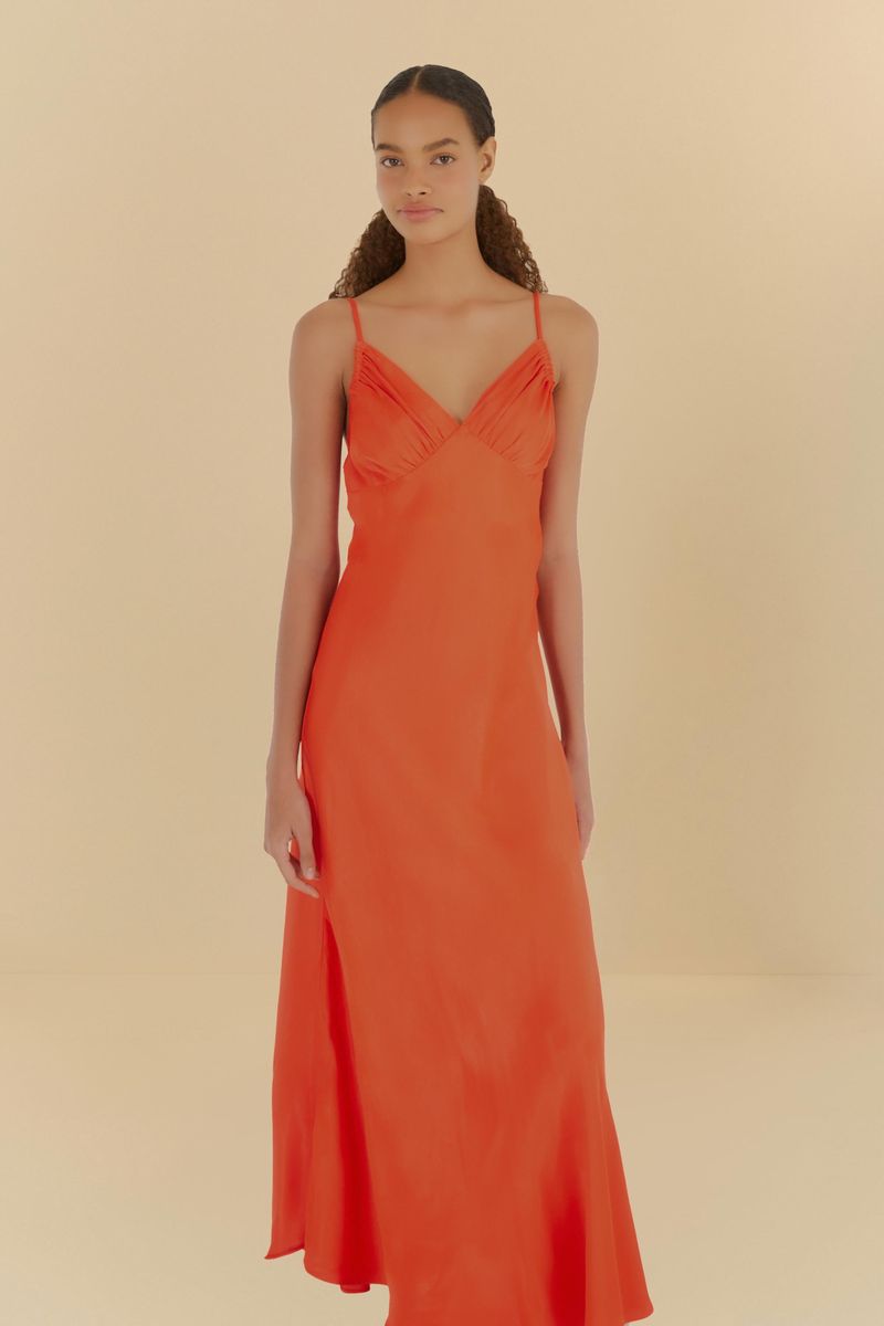 Vestido Pregas Alcinhas