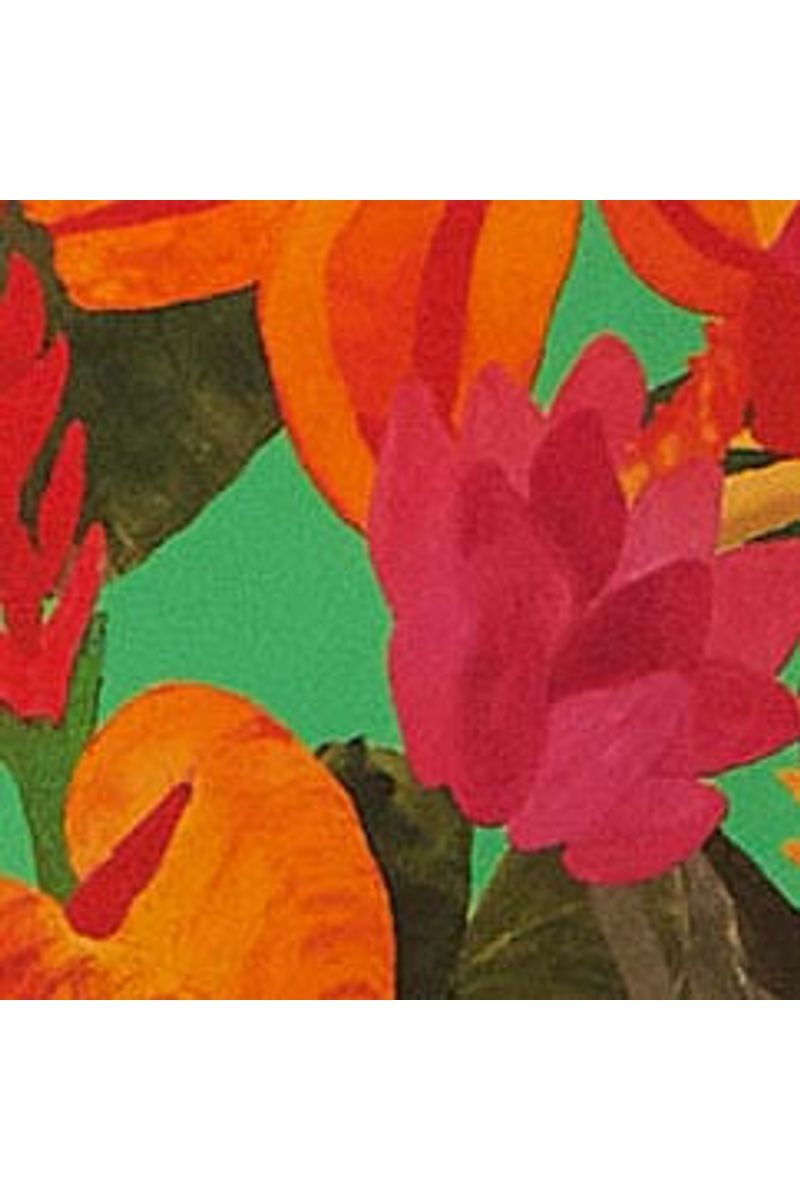 Luva Estampada Floral Tropical