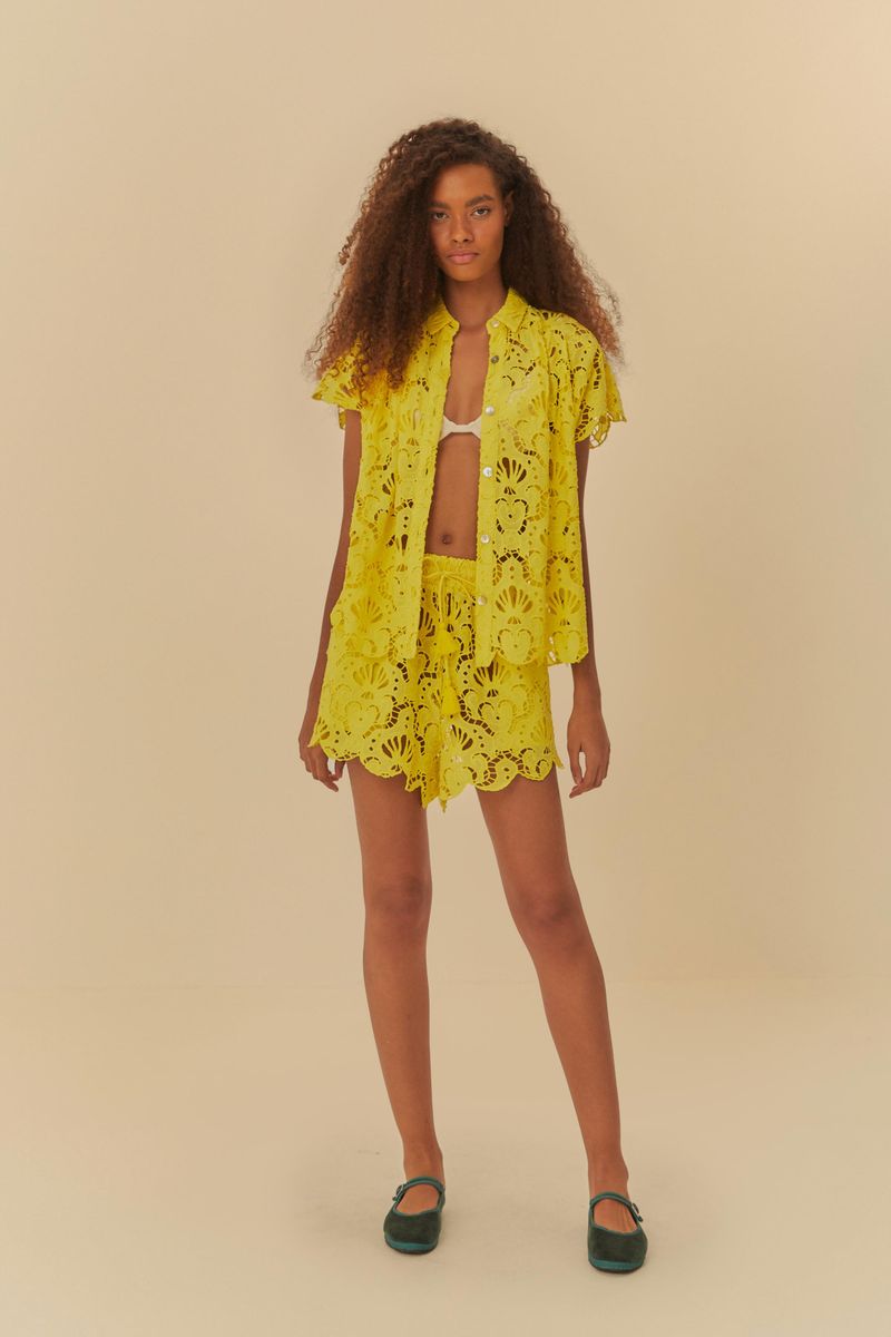 Camisa Artesanal Laise Concha
